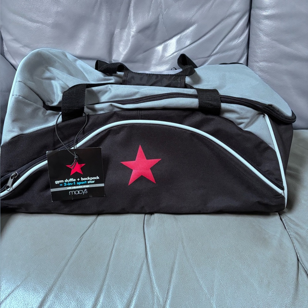 Macy’s brand duffle bag/backpack